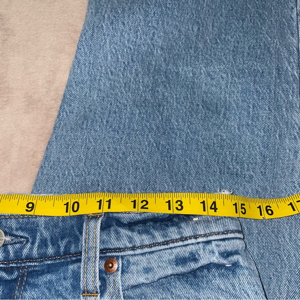 Abercrombie & fitch ripped the ‘90s straight ultra high rise Jean 29/8s - Picture 8 of 13